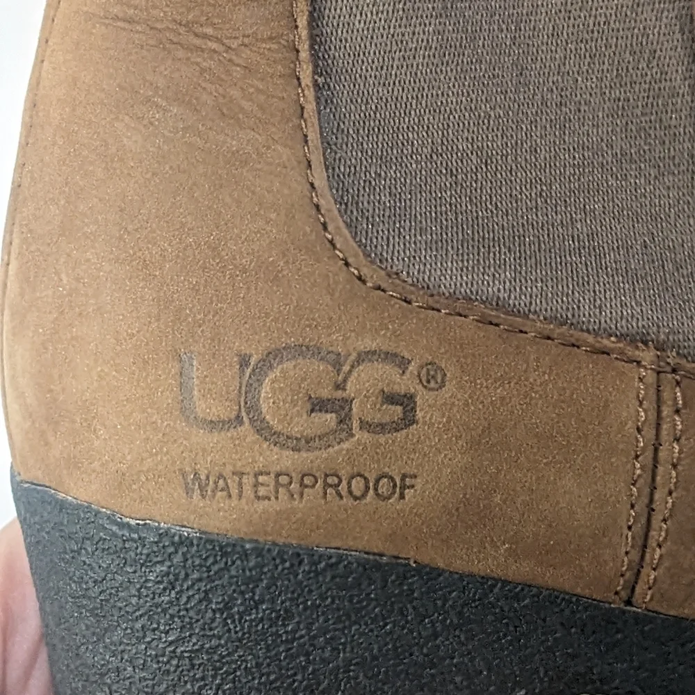 UGG Indra Waterproof Suede Boots